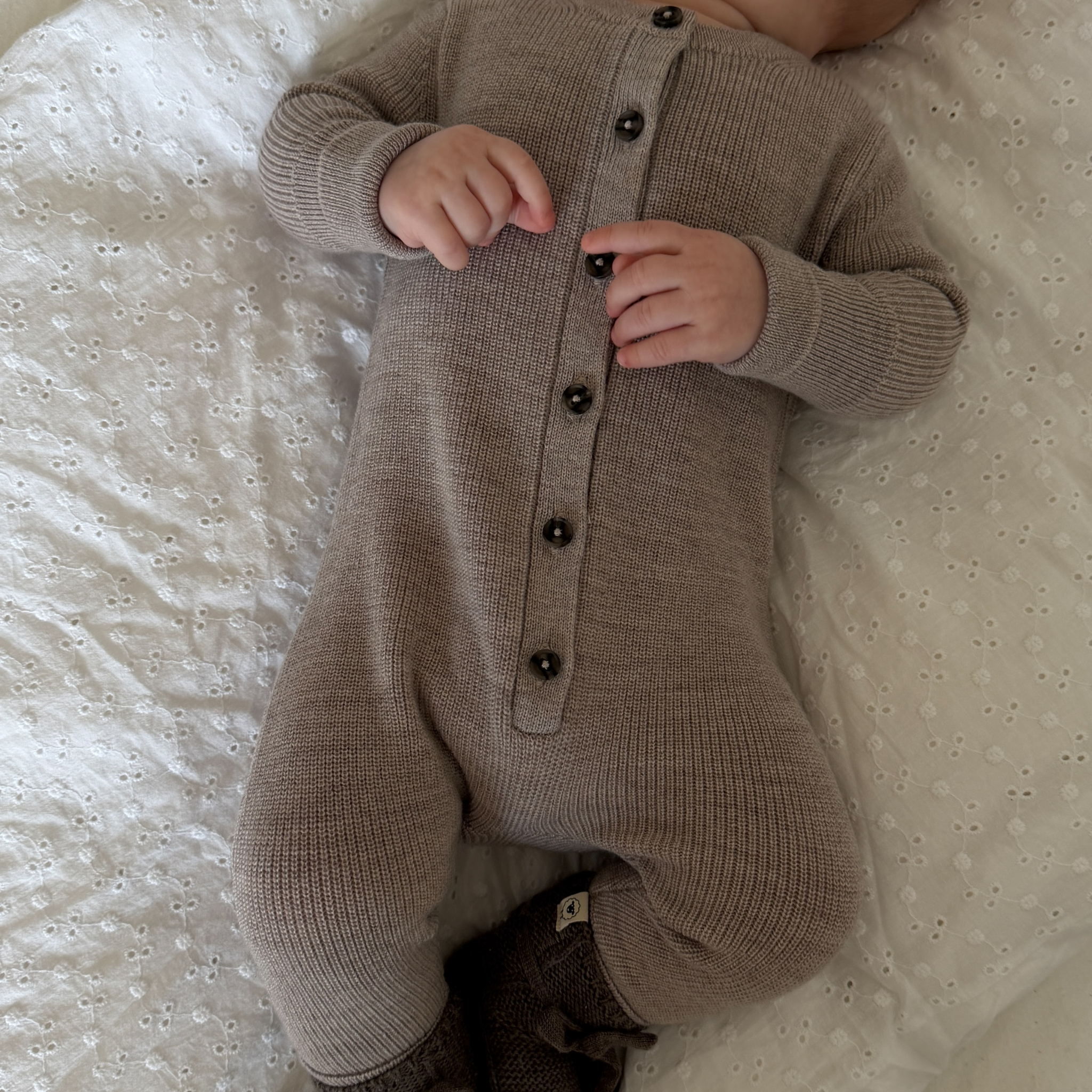 Romper "Thea" in cream