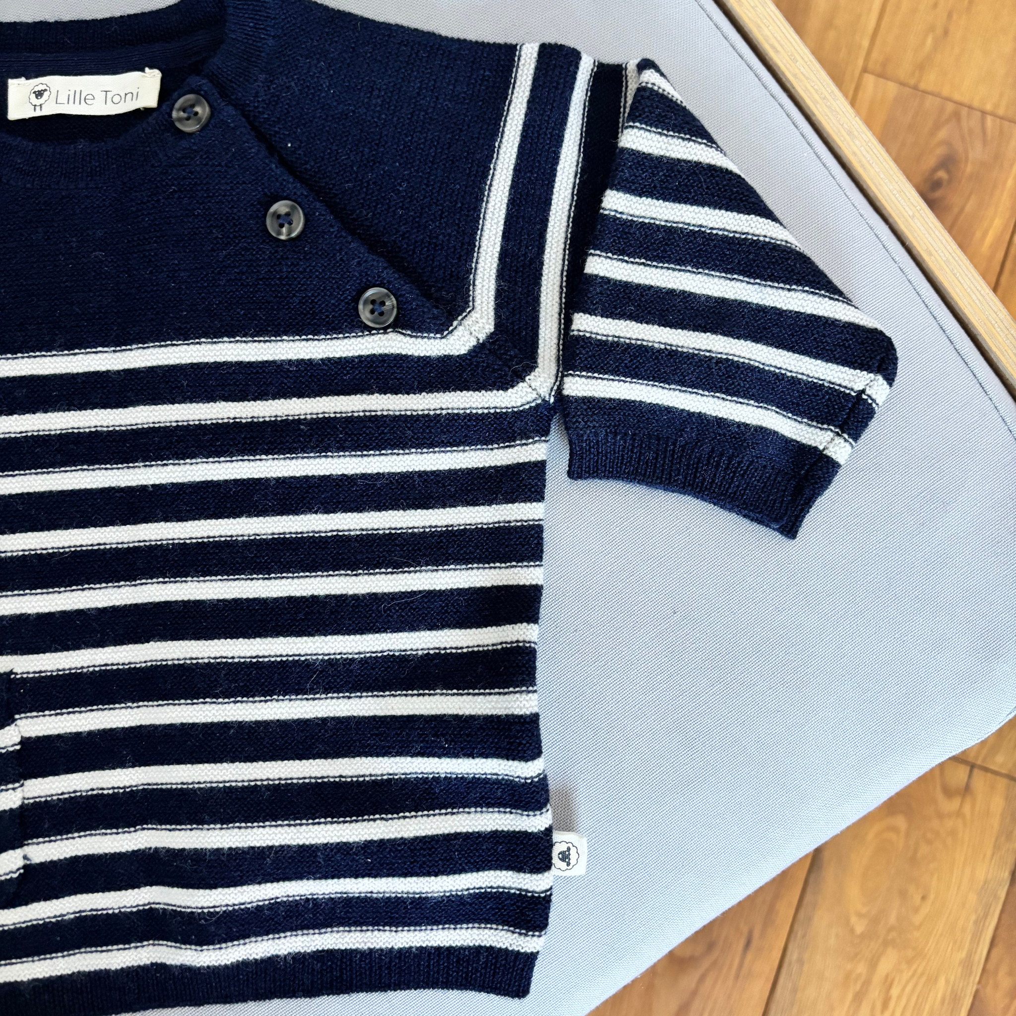 Pullover "Anna" in marine creme