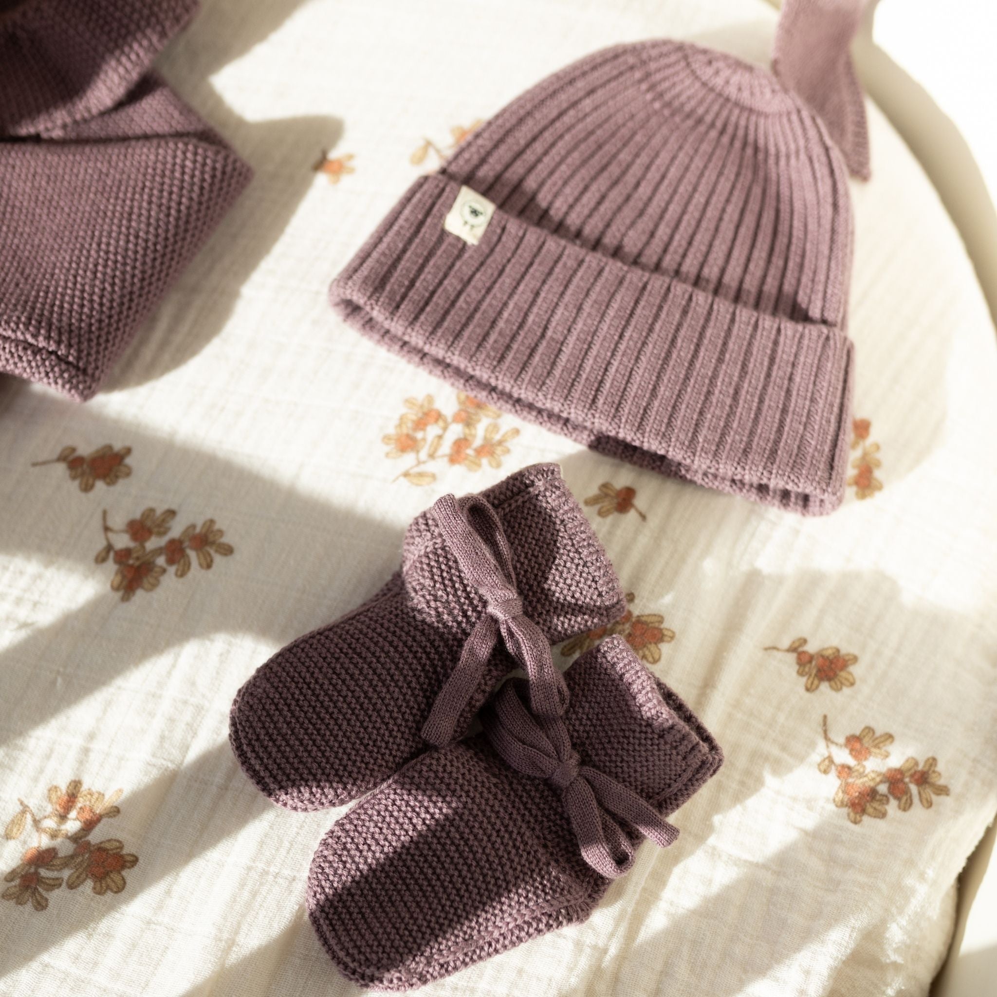 Baby booties "Toni" in cream