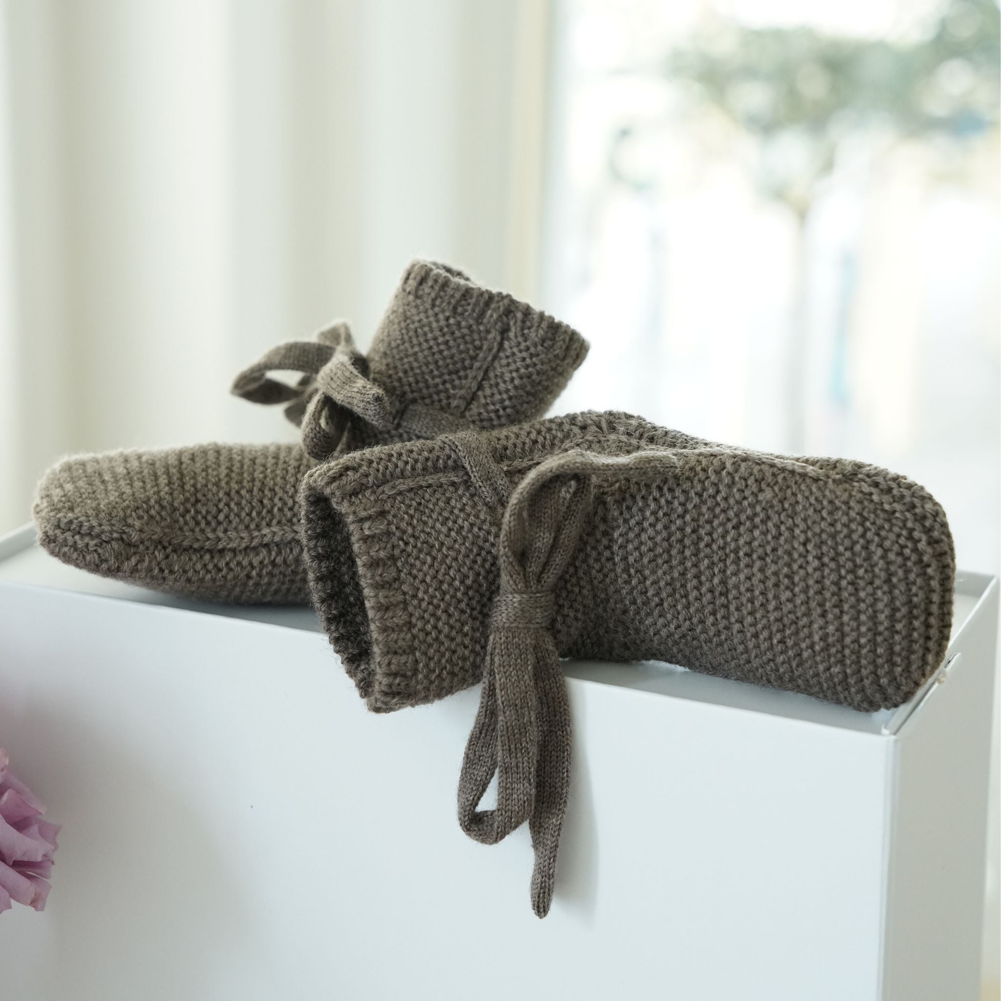 Baby booties "Toni" in cream