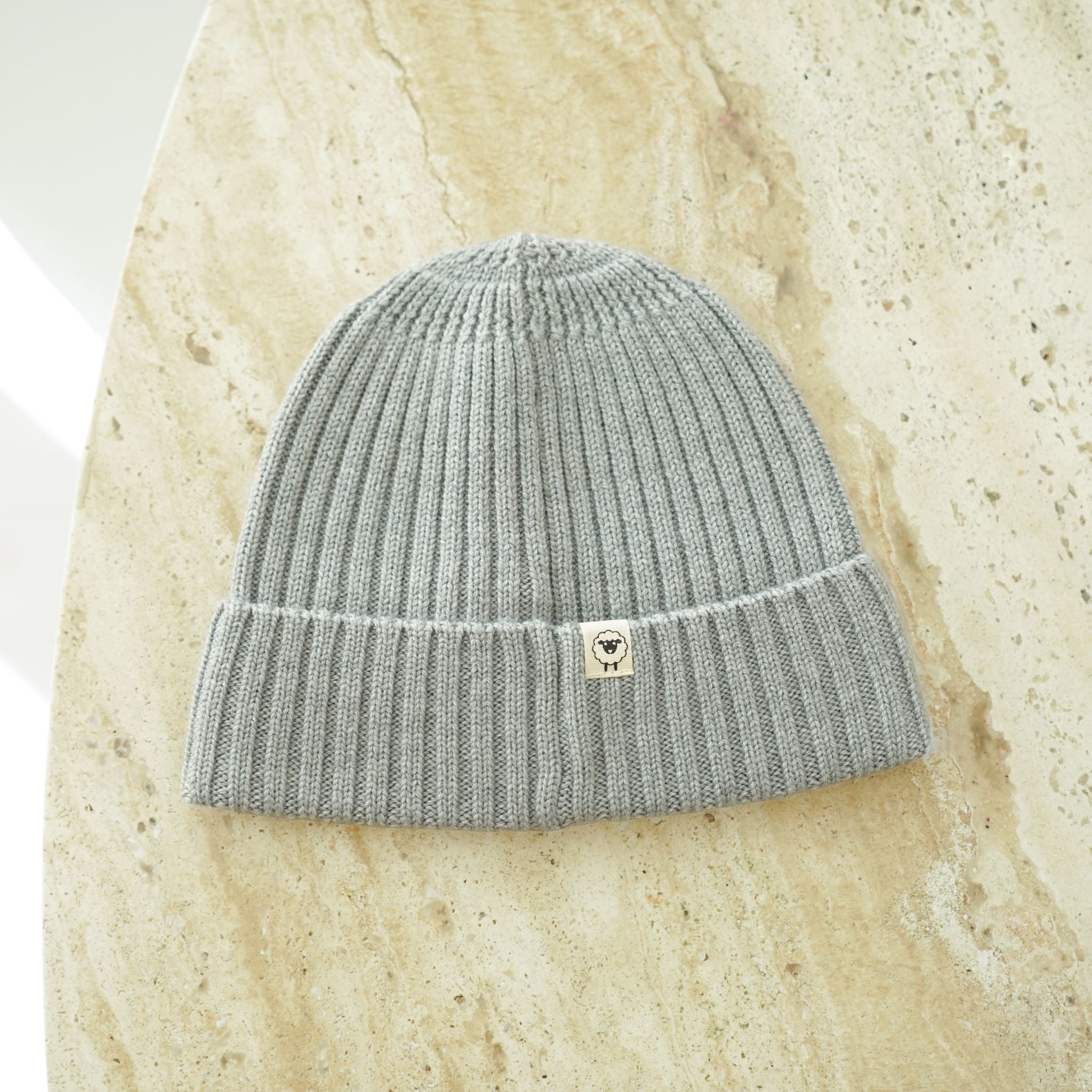 Beanie "Emma" in grey melange