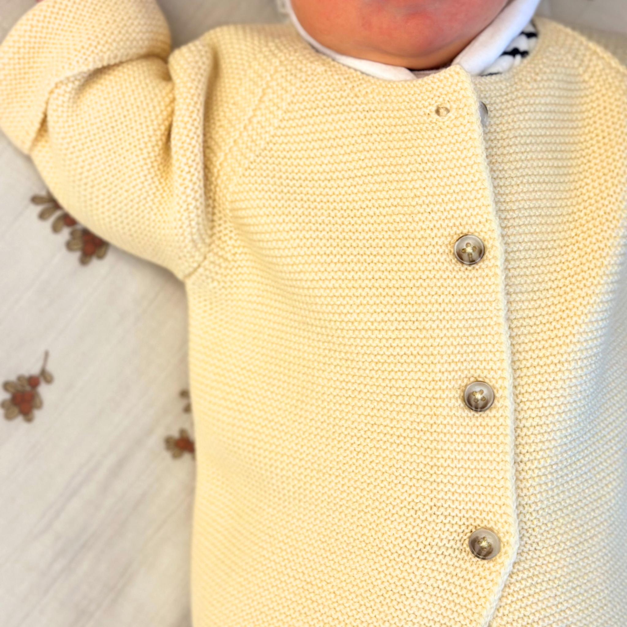 Cardigan "Emil" in buttermilk