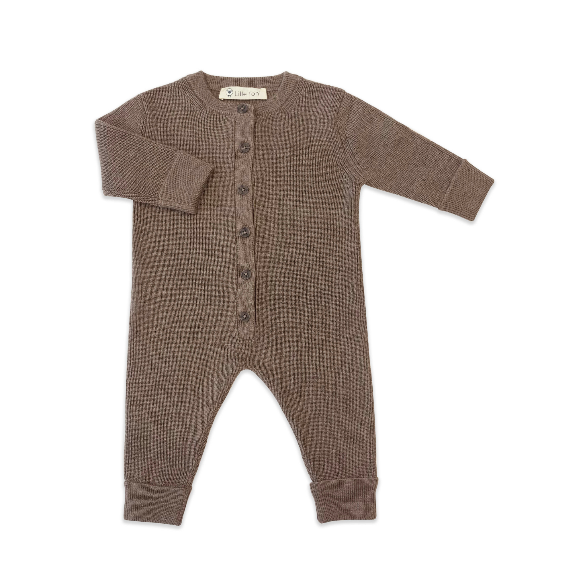 Strampler "Thea" in toffee