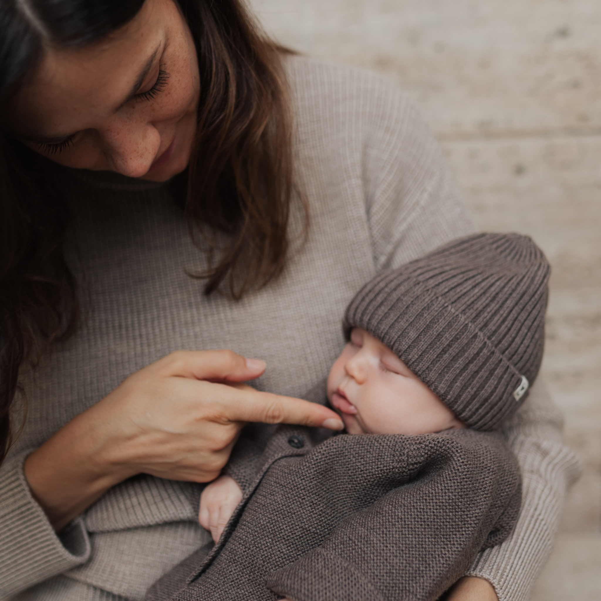 Mütze "Emma" in toffee