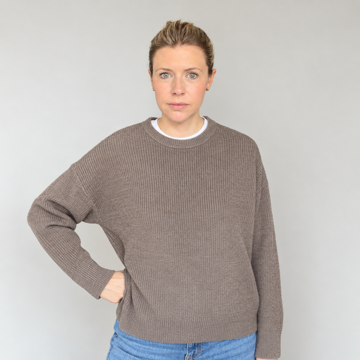 Damen Pullover Meike in toffee
