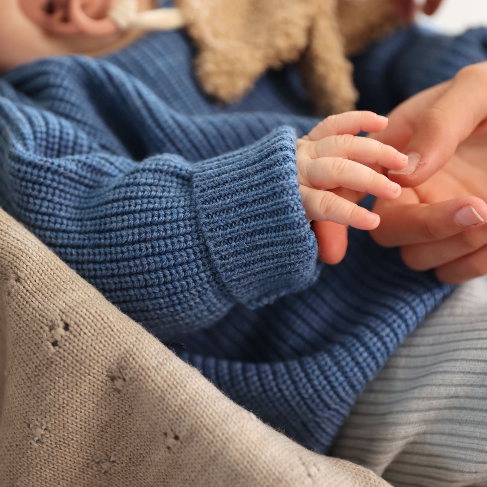 Sweater "Paul" in camel melange