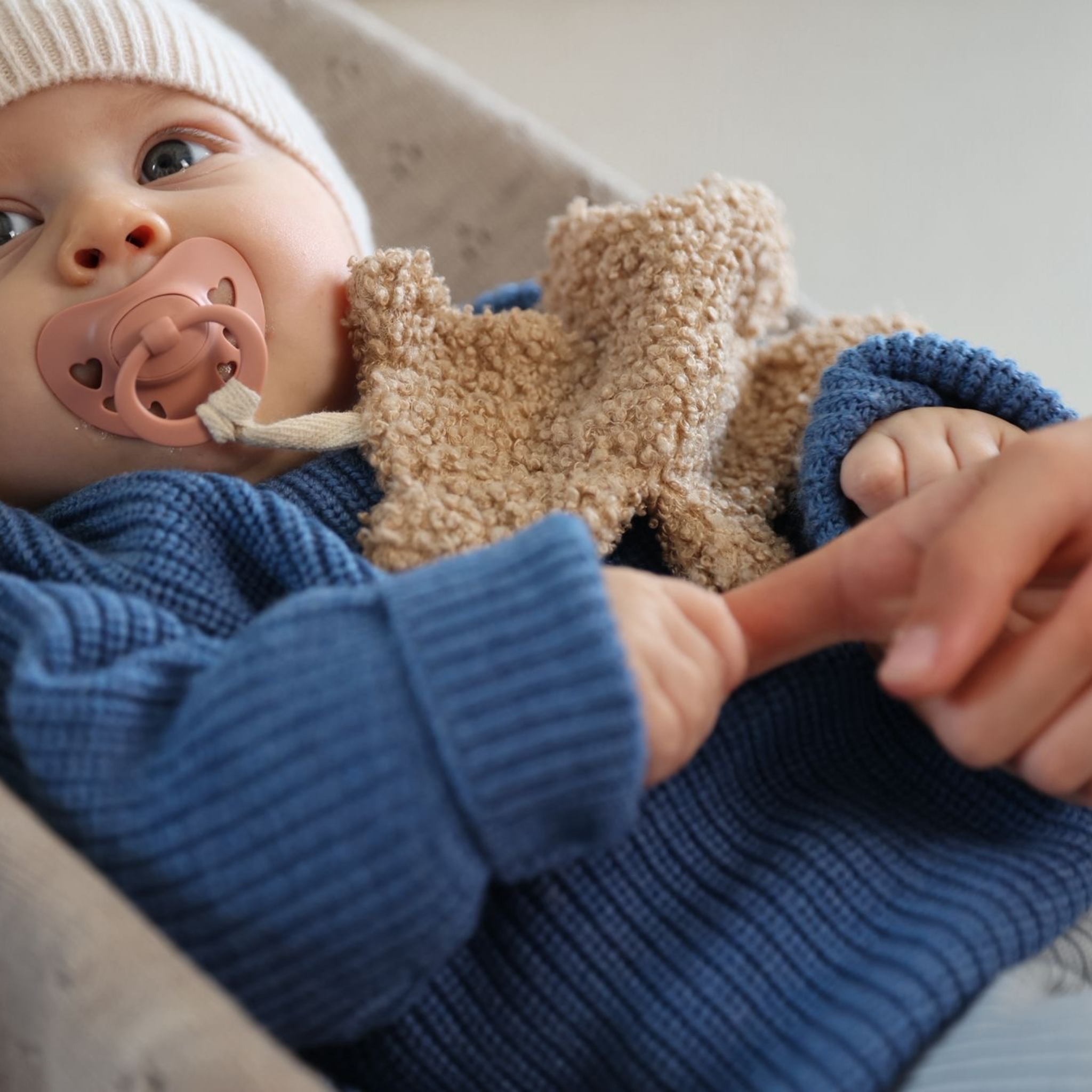 Sweater "Paul" in camel melange