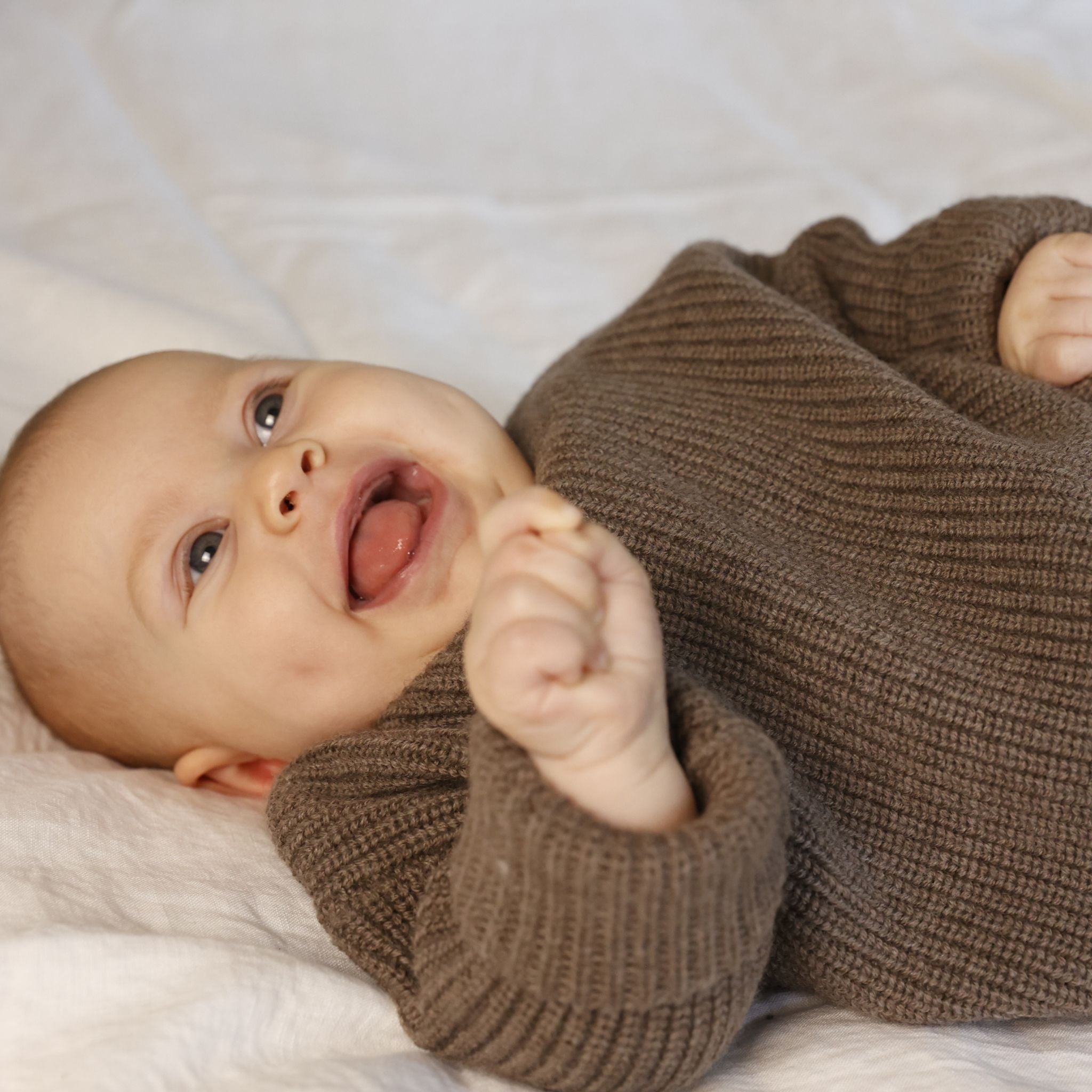 Sweater "Paul" in camel melange