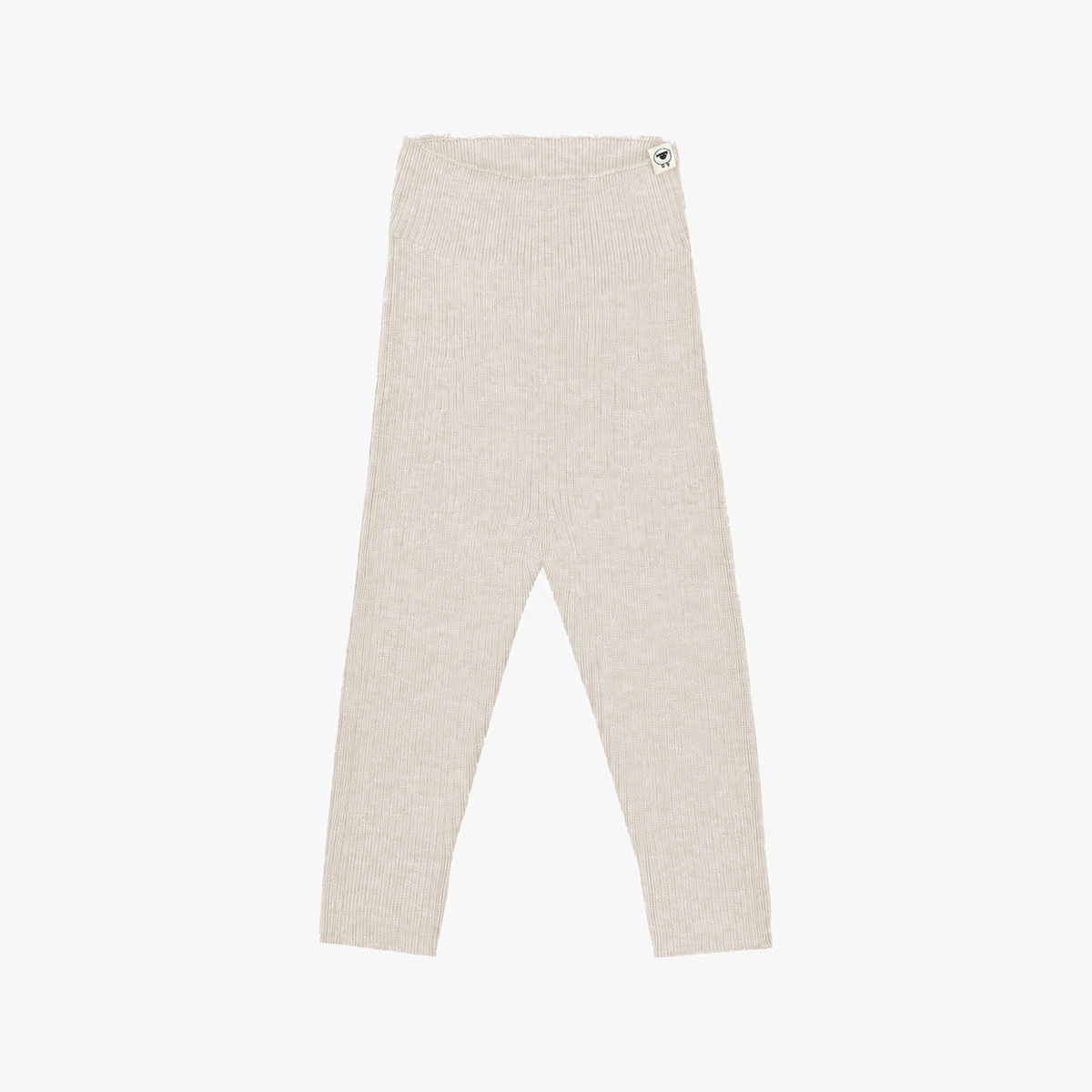 Leggings Finn in creme mit Lille Toni Schaf-Etikett