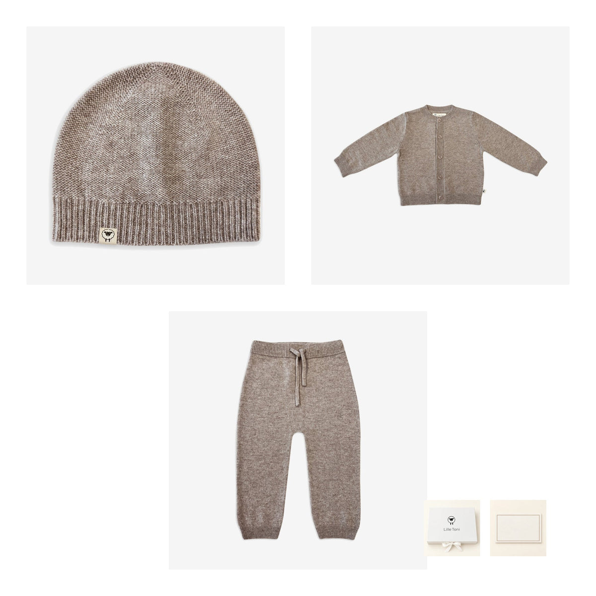 Lille Toni Cashmere Geschenkset – alle Set-Artikel als Freisteller