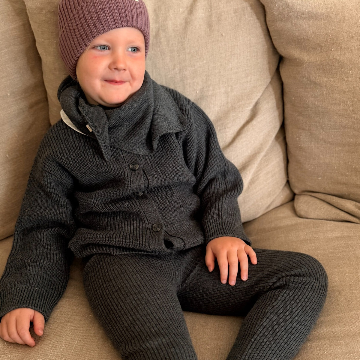 Cardigan Ferdi in anthrazit