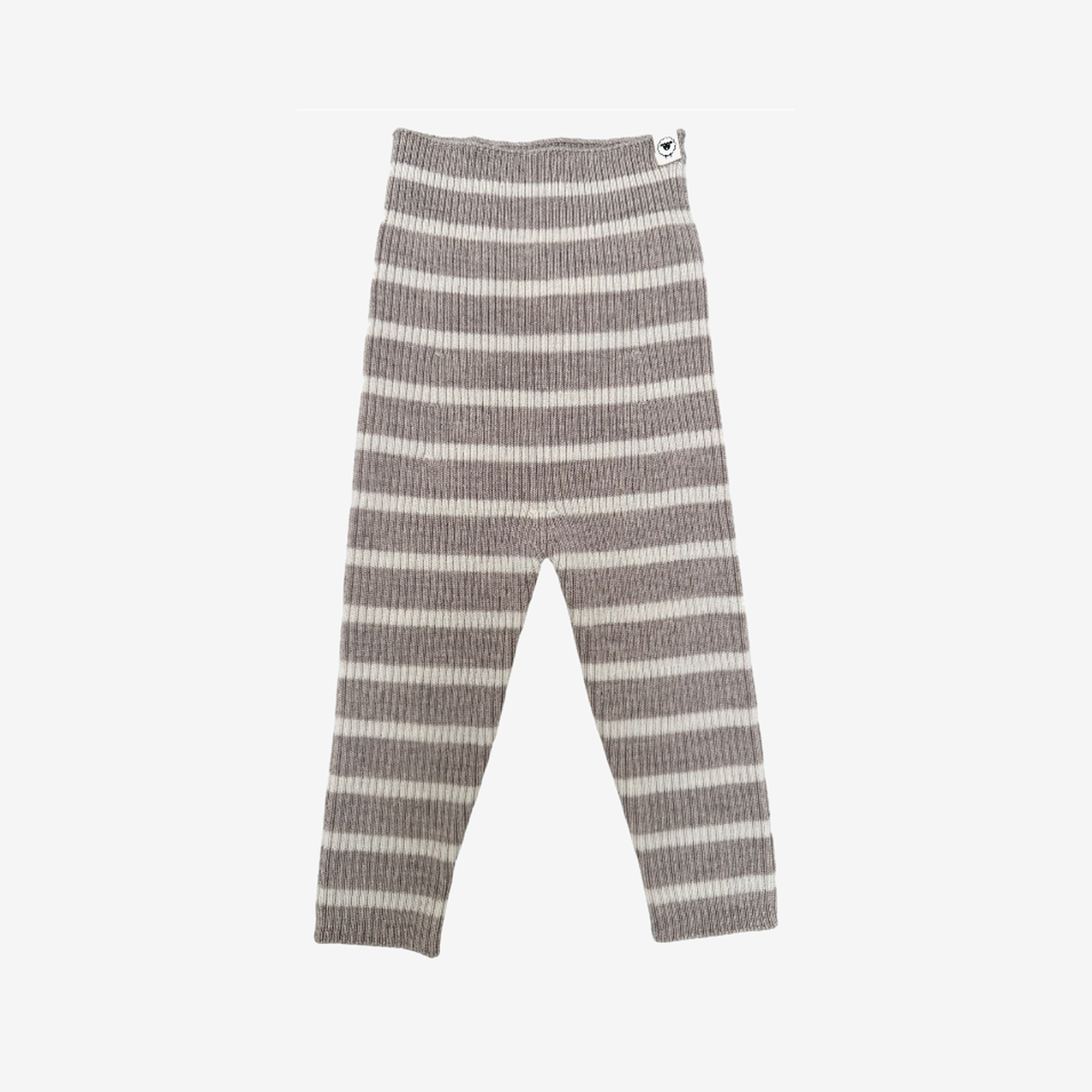 Leggings Finn in camel creme gestreift