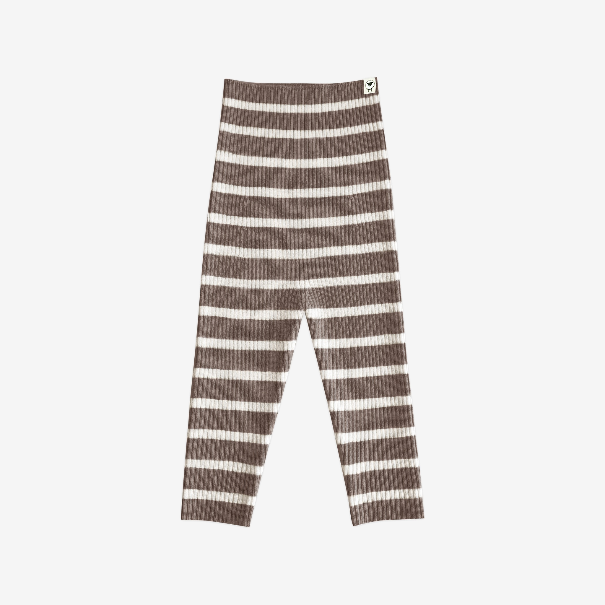 Leggings Finn in toffee creme gestreift