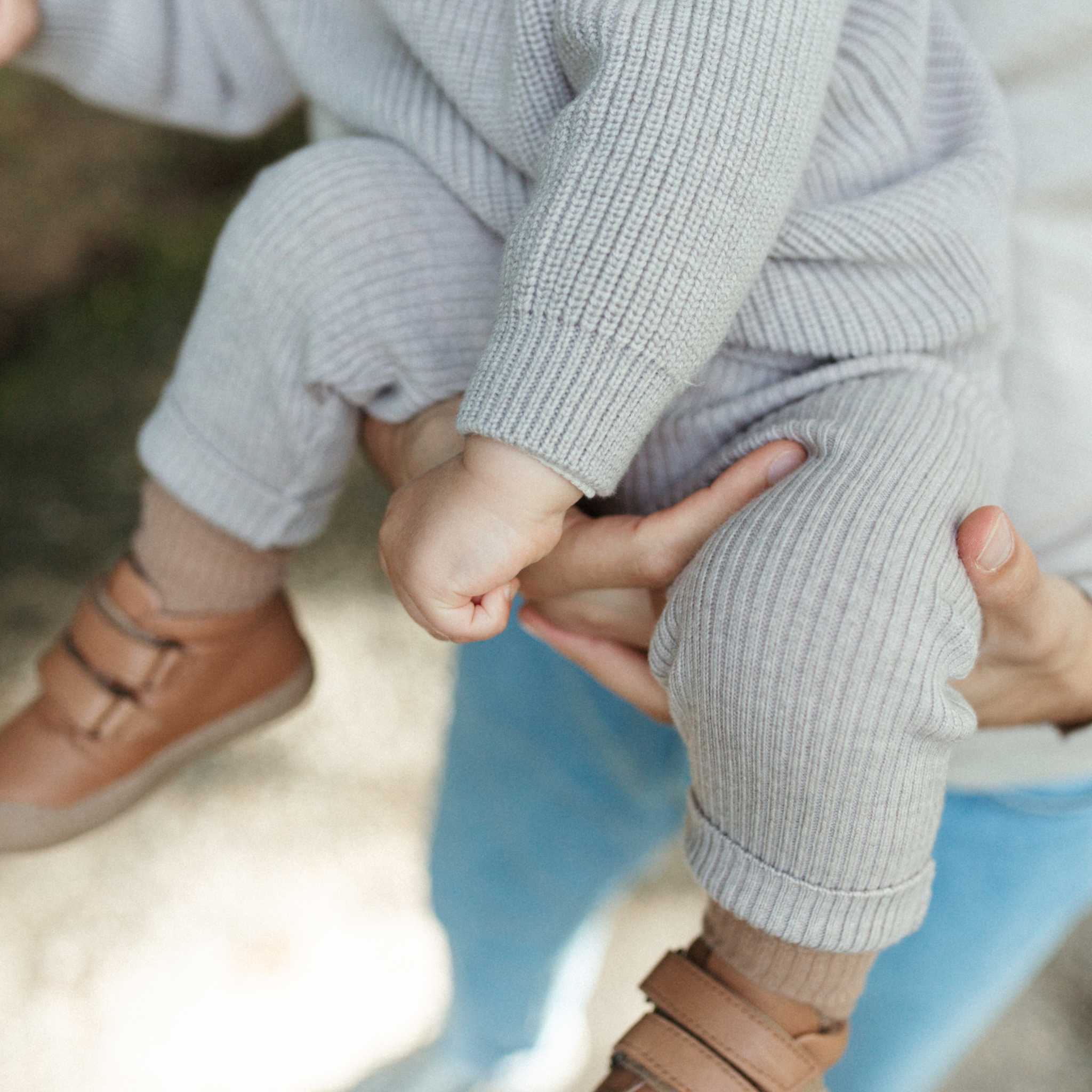 Leggings "Finn" in camel melange