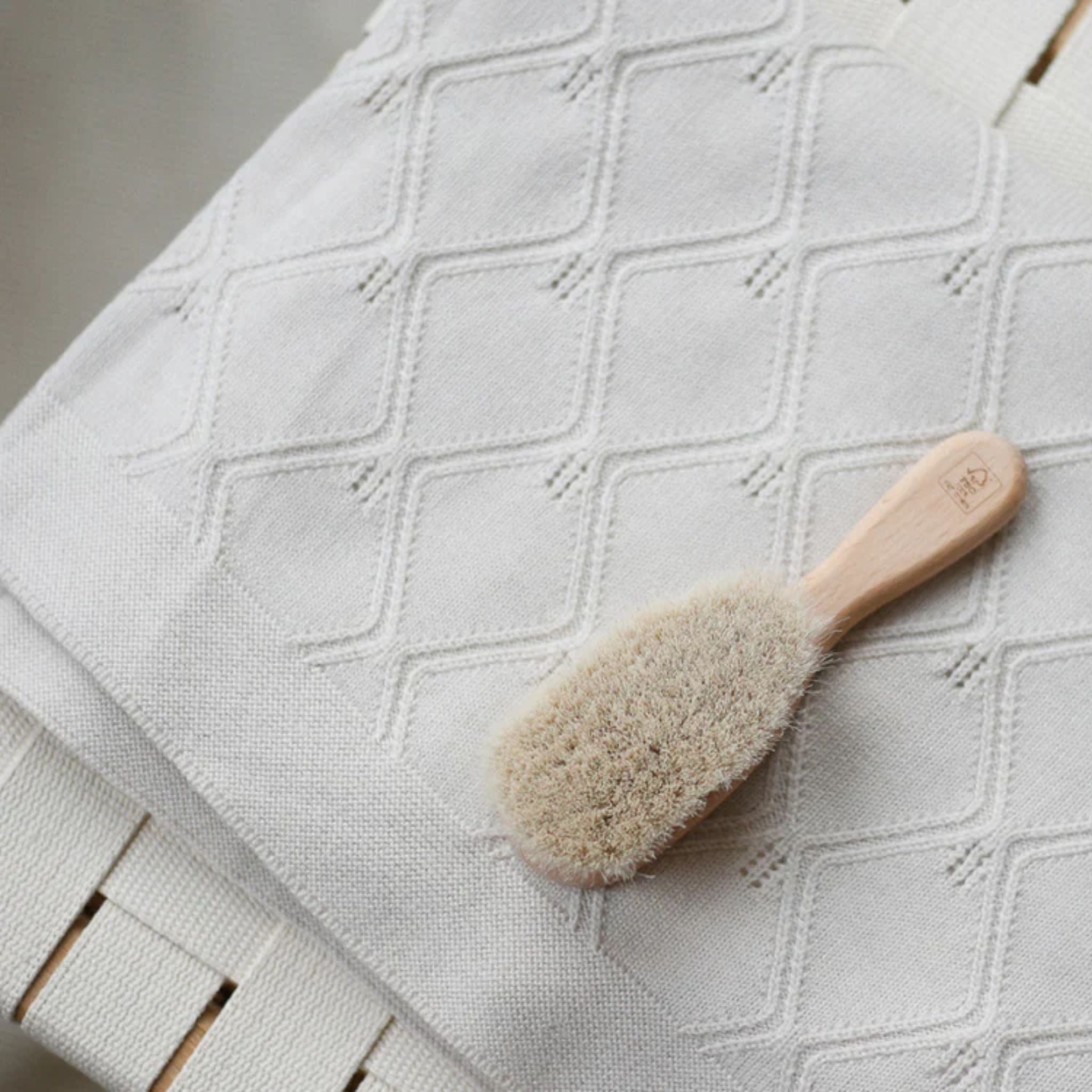 Kuscheldecke "Ilsa" in creme