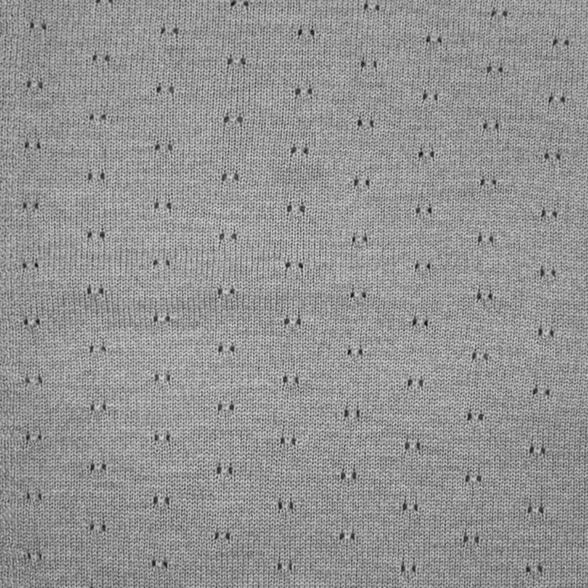 Kuscheldecke "Ida" in grau melange