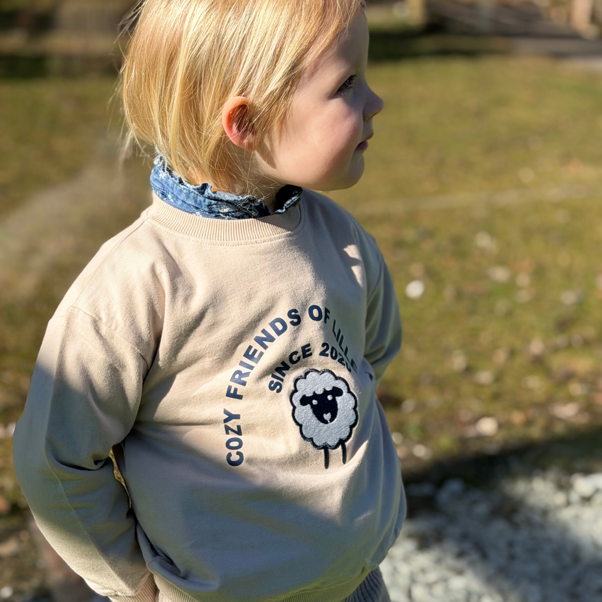 Sweatshirt "Henry" in creme