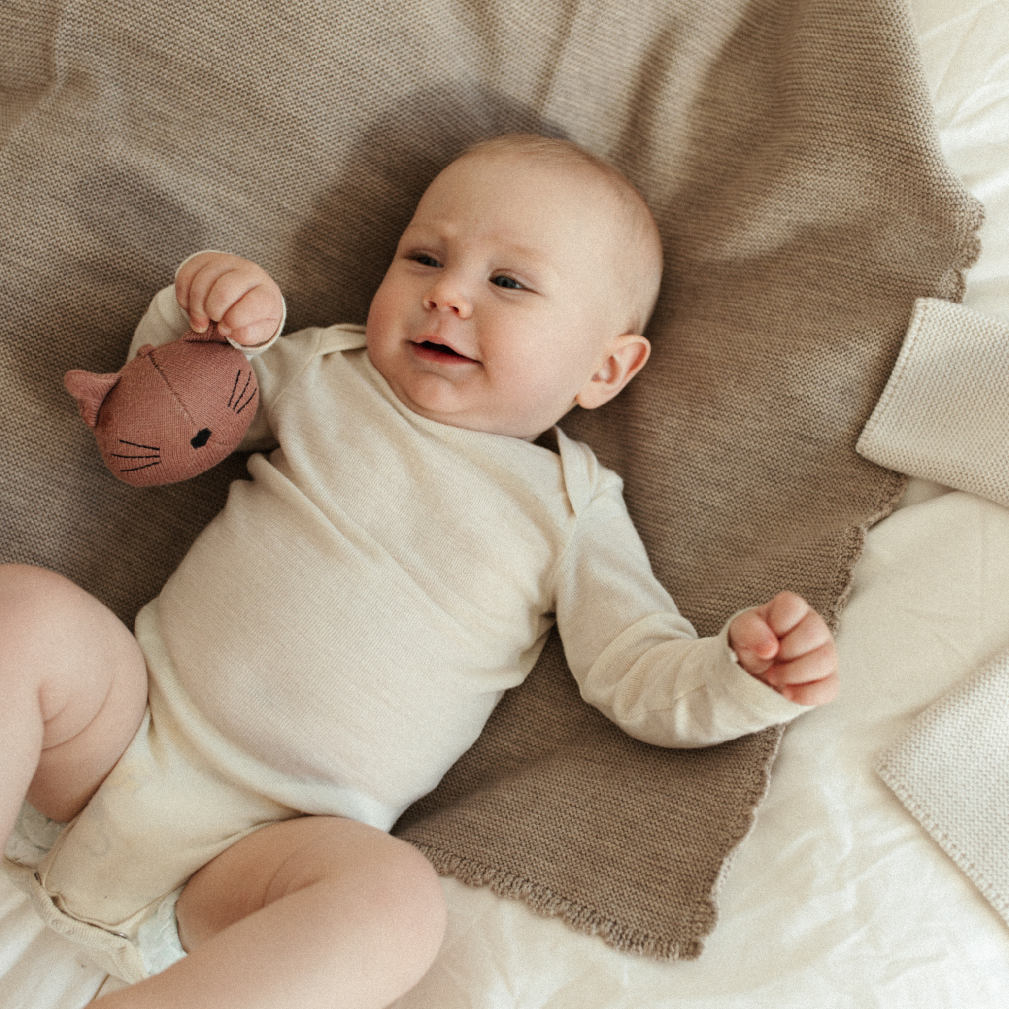 Kuscheldecke Julius in new sand