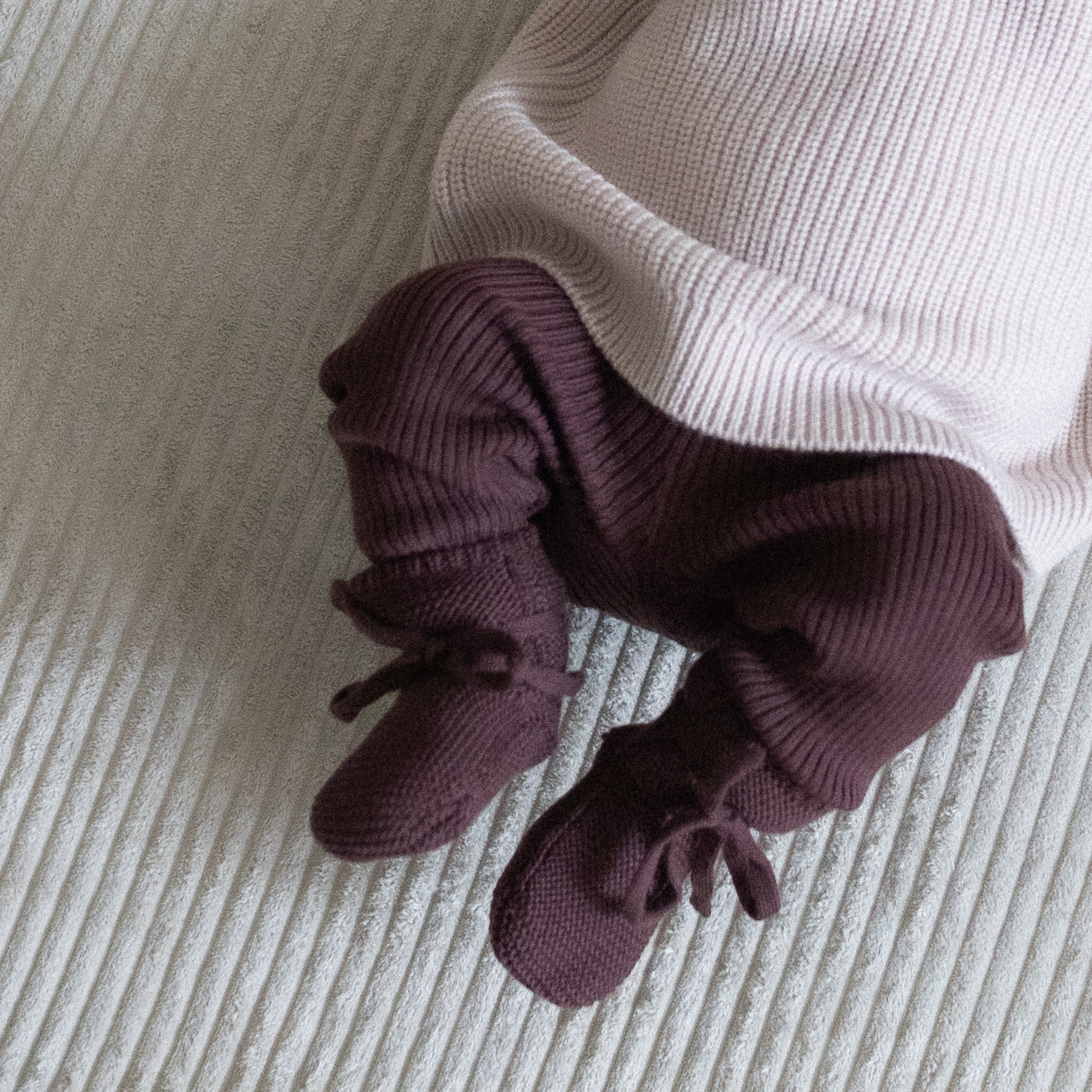 Babyschuhe "Toni" in bordeaux