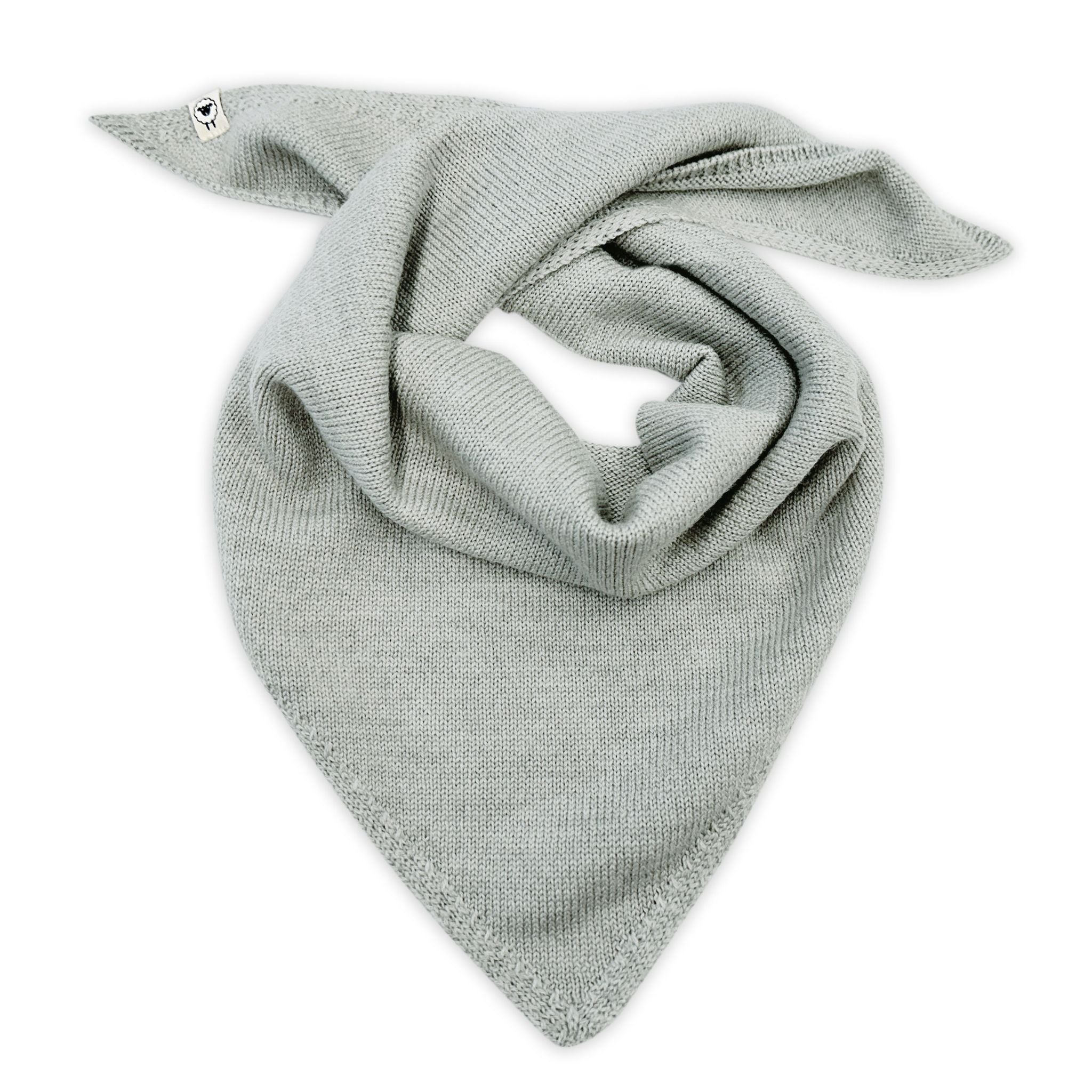 Elise dusty sage triangular scarf