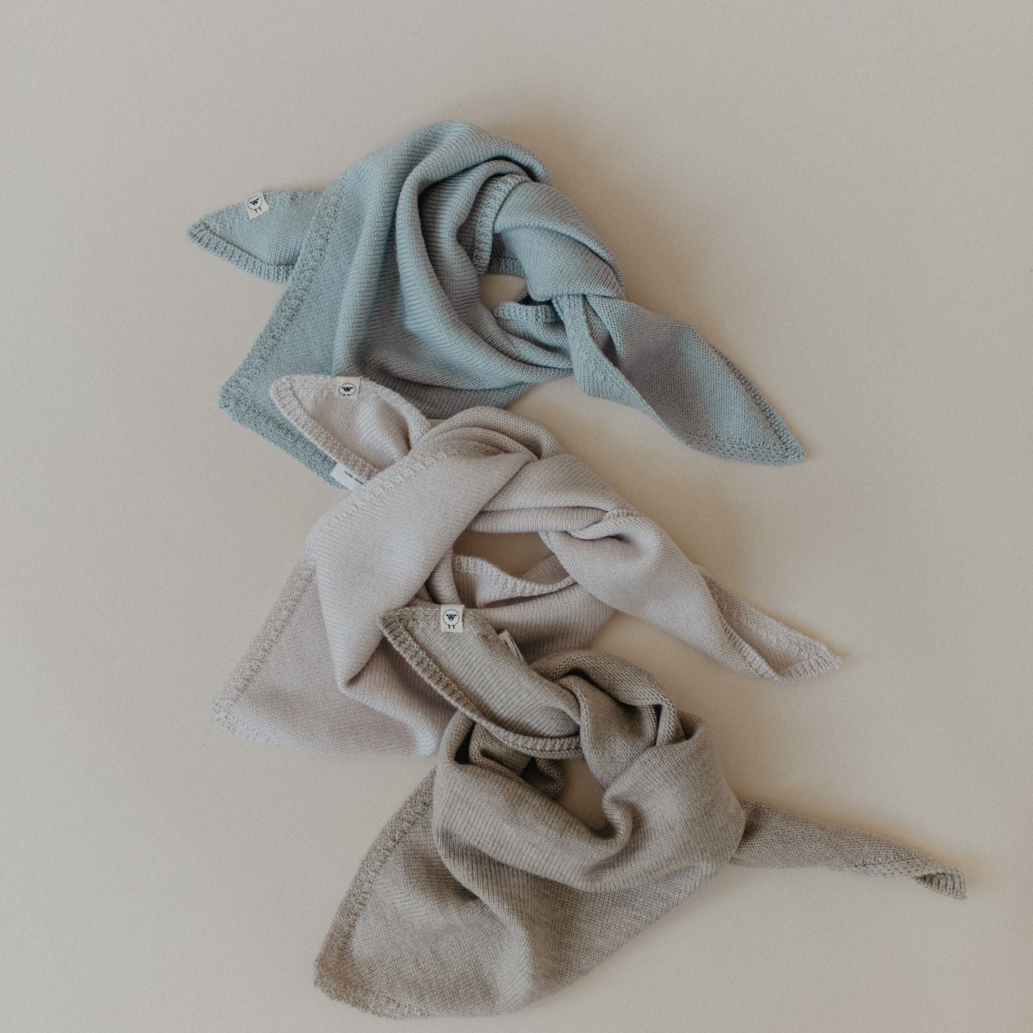 Elise dusty sage triangular scarf