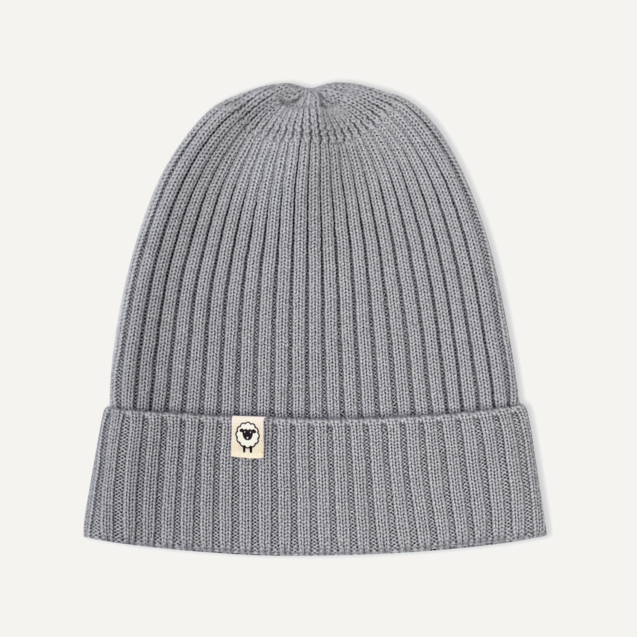 Beanie "Emma" in grey melange