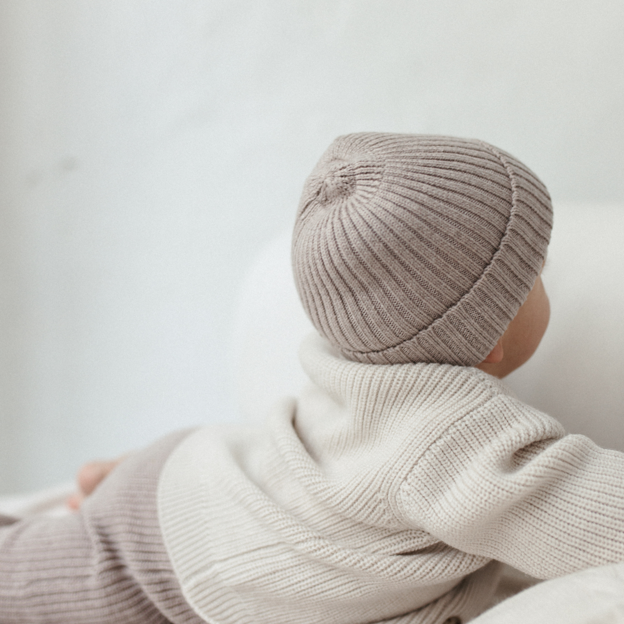 Beanie "Emma" in camel melange