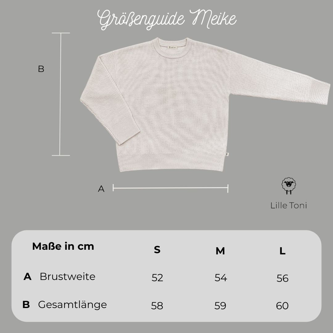 Ladies sweater in cream