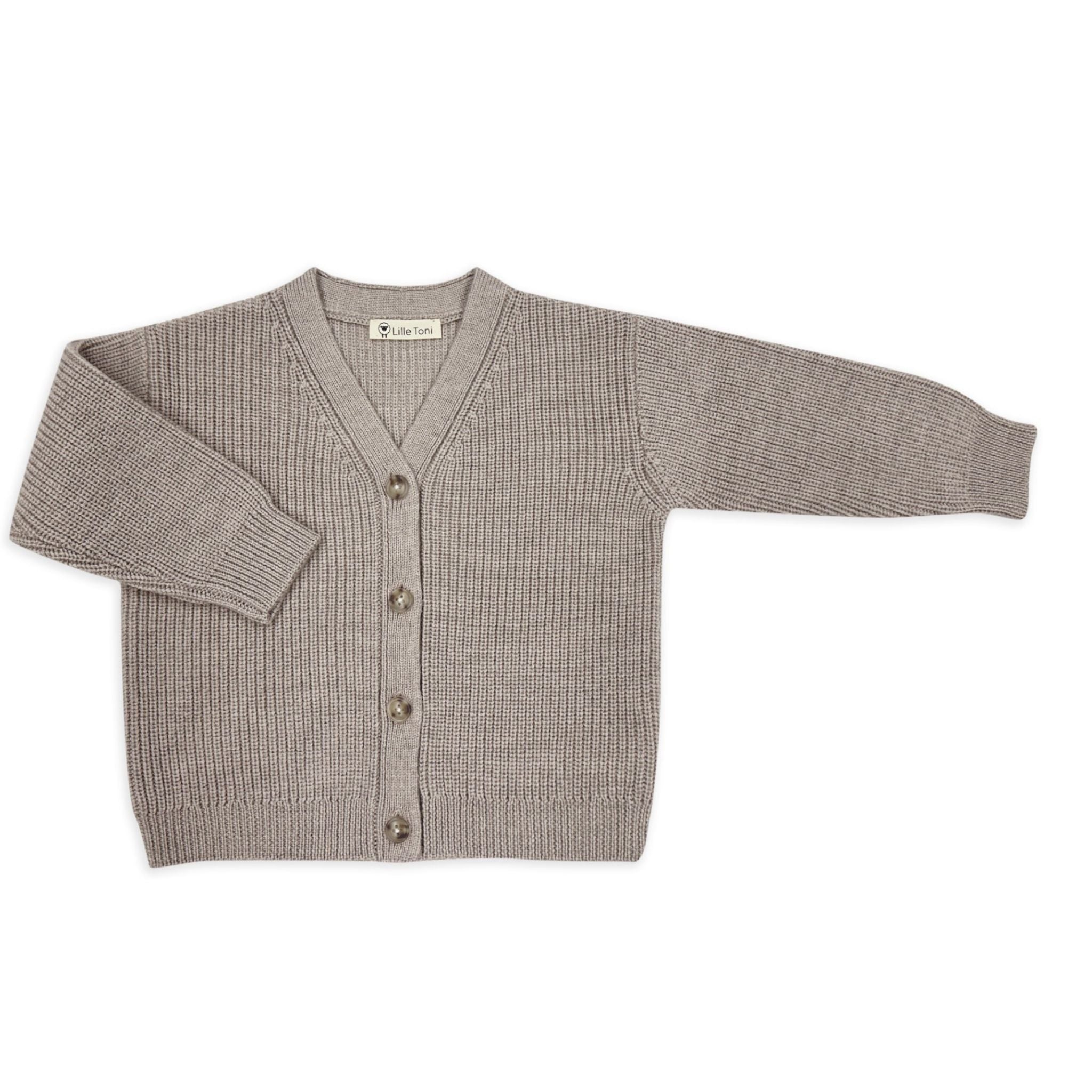 Pauli cardigan in camel melange