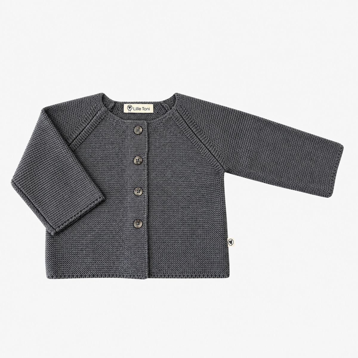 Cardigan "Emil" in anthrazit melange