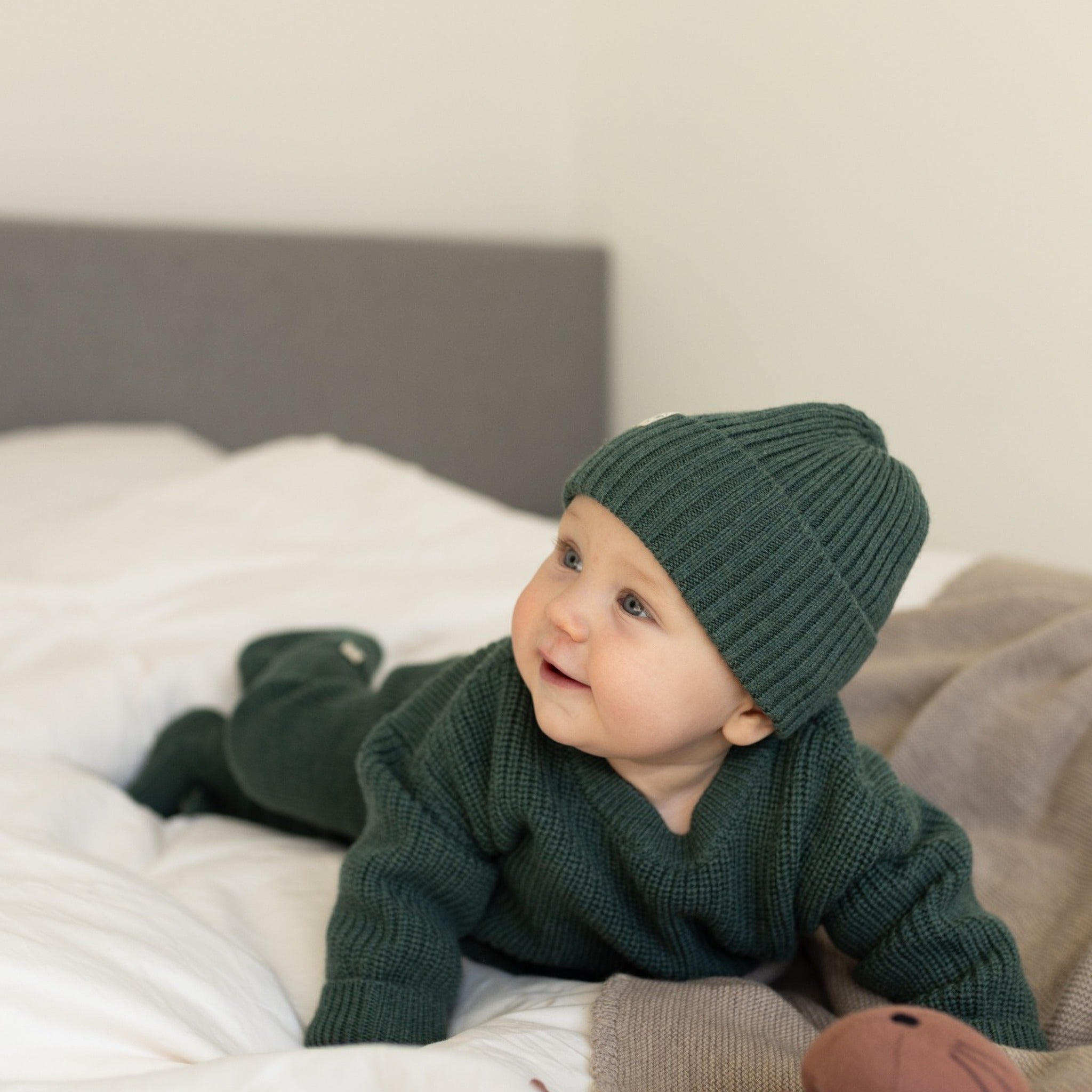 Babyschuhe Toni in moos