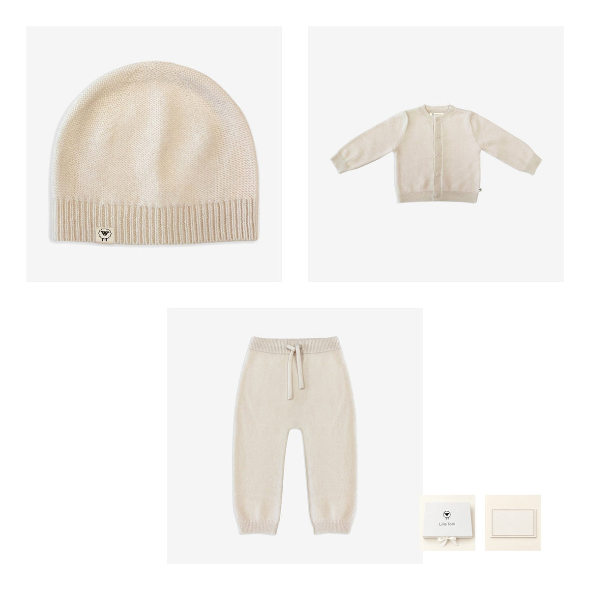 Lille Toni Cashmere Geschenkset – alle Set-Artikel als Freisteller