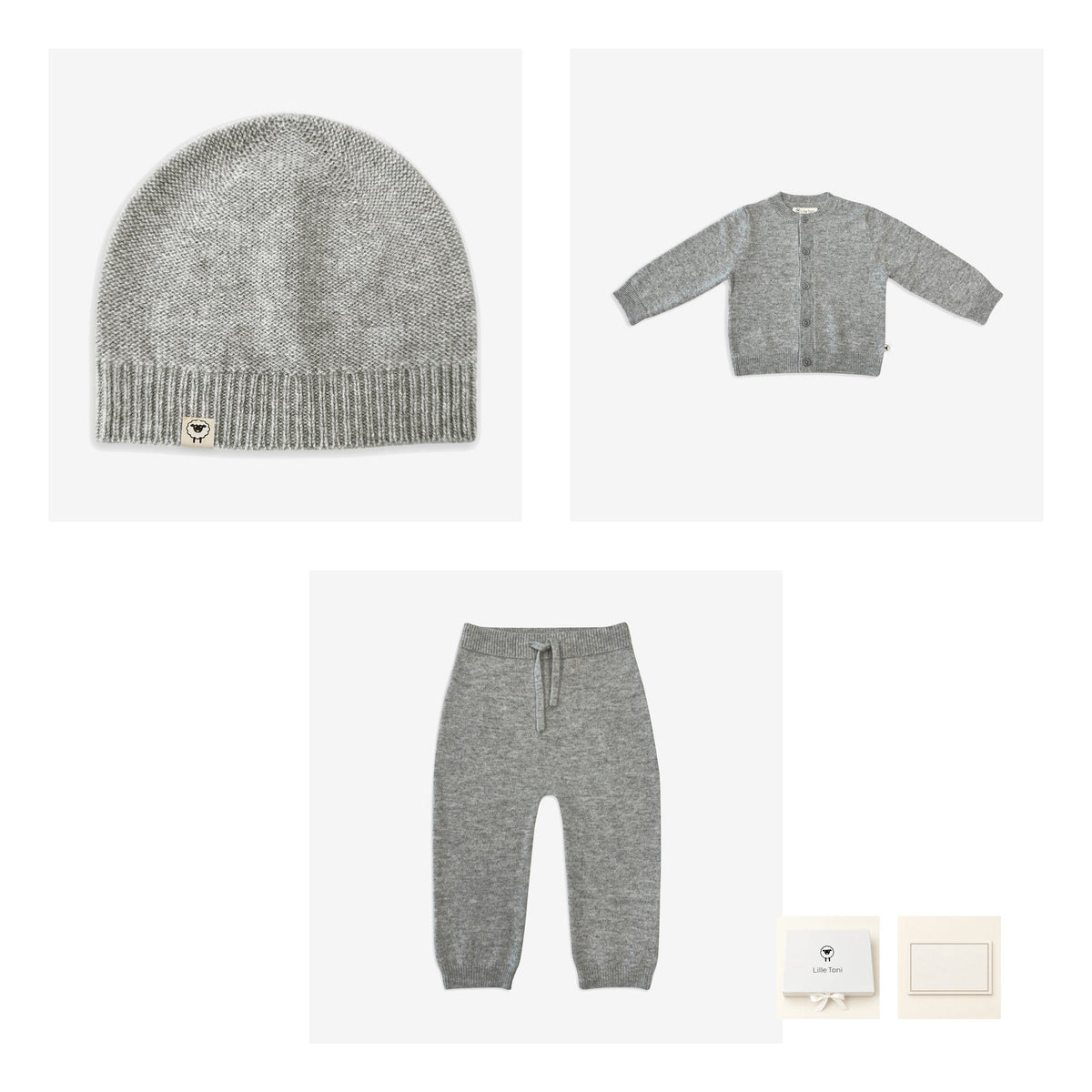 Lille Toni Cashmere Geschenkset – alle Set-Artikel als Freisteller