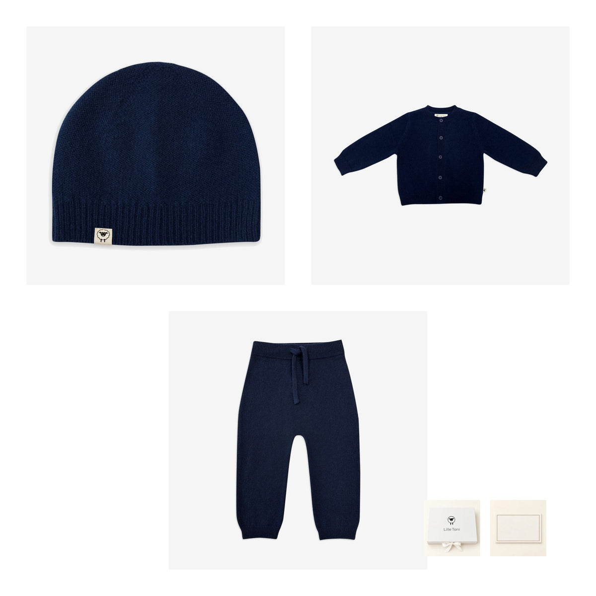 Lille Toni Cashmere Geschenkset – alle Set-Artikel als Freisteller