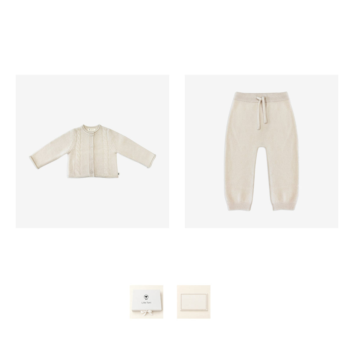 Lille Toni Cashmere Geschenkset – alle Set-Artikel als Freisteller