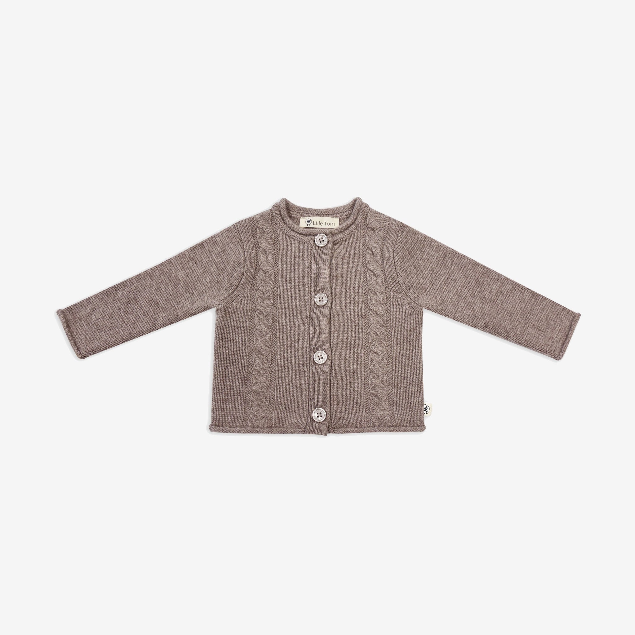 Zopf Cardigan Carlo in toffee