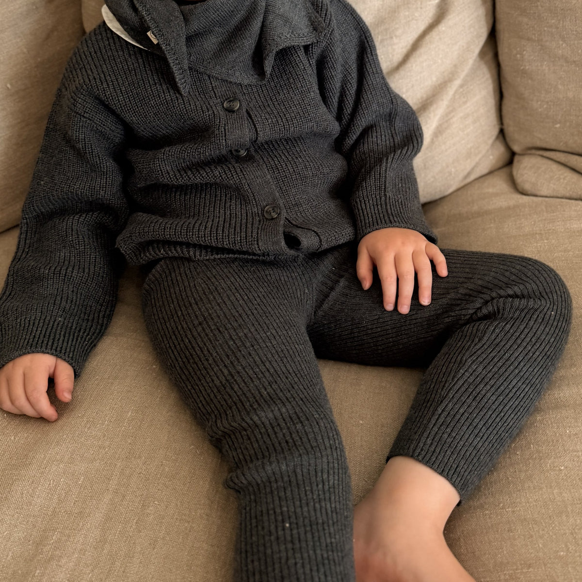 Leggings "Finn" in anthrazit melange